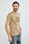 Embossed Printed Crew Neck T-Shirt - 3