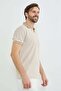 Striped Polo Neck T-Shirt - 4