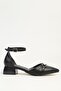 Black Women's Heeled Shoes Pc-55613 - 2