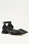 Black Women's Heeled Shoes Pc-55613 - 3