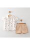 "Tiny Safari" Baby Boy 3-Piece Set - 3