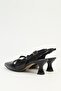 Black Women's Heeled Shoes Pc-55736 - 4