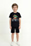 Boy's Printed Double Suit Set B16
