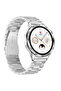 Smartwatch Silver Frame Silver Metal Strap - 2