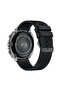 Dom 7 Silver Metal Frame Black Silicon Strap - 4