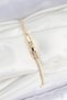 Stylish Brass Zircon Stone Square Model Gold Color Women's Bracelet Teachers Mothers Valentine's Day Gift - 2