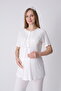 Maternity Pajamas Dressing Gown 3-Piece Set Polka Dot Lace Sleeves Buttoned Breastfeeding Cotton Viscose Maternity Set - 2