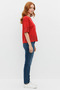 Women's Crew Neck T-Shirt with Scallop Hem Embroidery, Relaxed Fit, Short Sleeves - 2