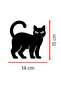Cat Figured Car Sticker – Car Decoration Sticker - Cute Cat Sticker 14X15Cm - 3