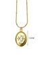 Sagittarius Steel Necklace with Twine Chain