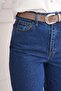 High Waist Relaxed Cut Jean Trousers - 4