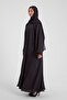 Mürdüm Shine Stone Embellished Abaya, Ferace & Shawl - Standard Size & Various Lengths - 2