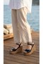 High Platform Wedge Heel Skin Buckle Summer Women's Wedge Sole Sandals Shoes - 7
