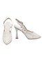 White Tulle Classic Heel Women's Shoes - 2