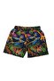 Boy's Bird Detailed Printed Swim Shorts -26973 - 3