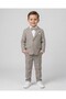 Boy's 2-9 Years Old 3-Piece Stylish Bow Tie Holiday Suit with Linen Trousers, Shirt and Jacket, 100% Cotton
