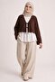 Lace-Up Front Kimono Short Shirt