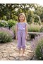 Girls' Capri Pants, Wrinkled Fabric Jumpsuit [Buy One Size up for 1 or 2 Years Old] - 2