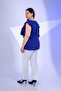 Women's Plus Size Flounce Blouse Indigo Indigo - 8