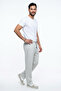 Men's 4-Pack Baggy Cut Pique Fabric Elastic Waist Loose Leg Comfortable Cut Sweatpants - 5