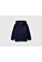3J68G503Vl Navy Blue Boy's Cardigan