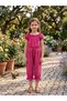 Girls' Capri Pants, Wrinkled Fabric Jumpsuit [Buy One Size up for 1 or 2 Years Old] - 2