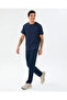 Essential Regular Fit Navy Blue Men's T-Shirt S2510017-0505 - 3