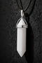 Natural Quartz Stone Necklace – Stylish and Energy-Infusing Necklace with White Crystal Tip