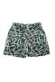 Boy's Printed Khaki Swim Shorts-26962 - 3