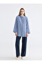 Indigo Striped Women's Shirt Tunic by Güli̇s Gi̇yi̇m - 5