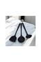 Ivory Silicone 3-Piece Kitchen Set Ladle Colander Spatula Set High Quality Silicone - 4