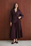 Pleated Jacket Dress 32-2687 - 4