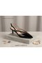 Genuine Leather Strap Evening Dress Women's Shoes - 3