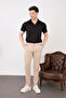 Men's a Quality Slim Fit Fabric Pants - 3