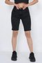 Women's denim lycra shorts - black - 2