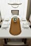 Washable Wicker Runner 33X100 cm - Oval Jute Look Knitted Tablecloth - Bohemian & Scandinavian - 7