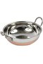 Stainless Steel Kadai With Copper Bottom, 9 inches - 2
