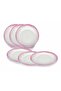 Porcelain Dinner Plate, 10.5 inches, 6pcs