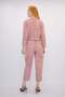 Pocketed Zipper Detailed Suit Pink - 3