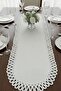 Washable Wicker Runner 33X100 cm - Oval Jute Look Knitted Tablecloth - Bohemian & Scandinavian - 8
