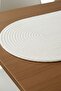 Washable Wicker Runner 33X100 cm - Oval Jute Look Knitted Tablecloth - Bohemian & Scandinavian - 7
