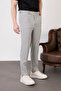 Men's Double Button Pleated Lycra Fabric Pants - 7