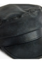 Faux Leather Cap Hat - 4