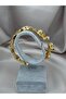 Gold Color Natural Pearl Design Handmade Bracelet – Adjustable, Modern, and Artistic Form - 2