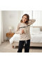 Young Girl Cotton Collar Buttoned Pocketed Gift Vanilla Color Bottom Top Pajama Set Al506 V1 Bb2444 - 7