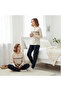 Young Girl Cotton Collar Buttoned Pocketed Gift Vanilla Color Bottom Top Pajama Set Al506 V1 Bb2444 - 8