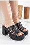 Thick Platform Heeled Women's Slippers - 2