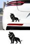 King Lion Car Sticker - Car Sticker with Strong Lion Figure - Car Accessory 15X13Cm