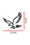Predatory Eagle Car Sticker - Car Sticker with Eagle Figure 15X14Cm - 3