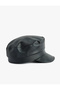 Faux Leather Cap Hat - 2